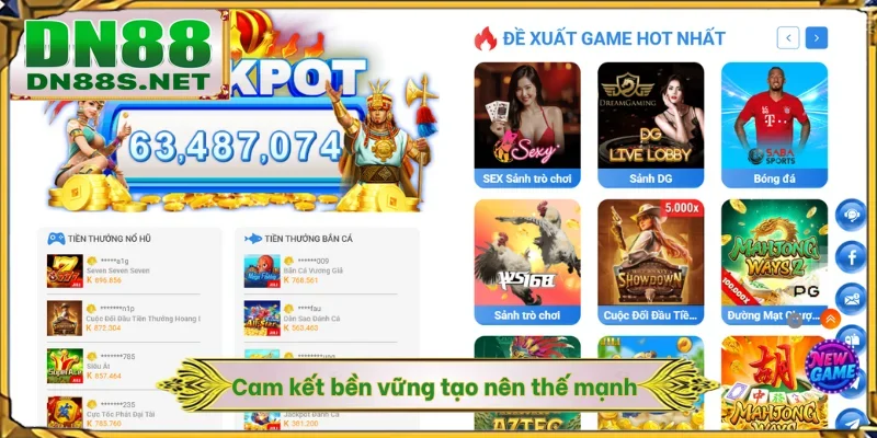 Cam kết bền vững tạo nên thế mạnh